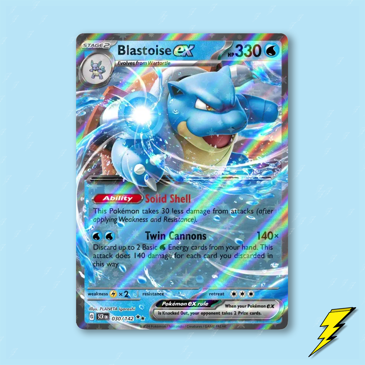 Blastoise ex - 30/142