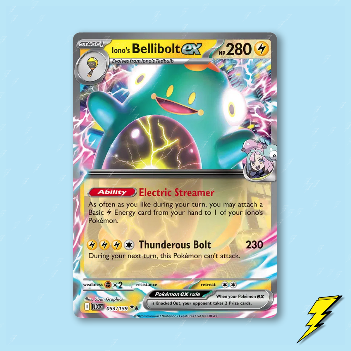 Iono's Bellibolt ex - 53/191