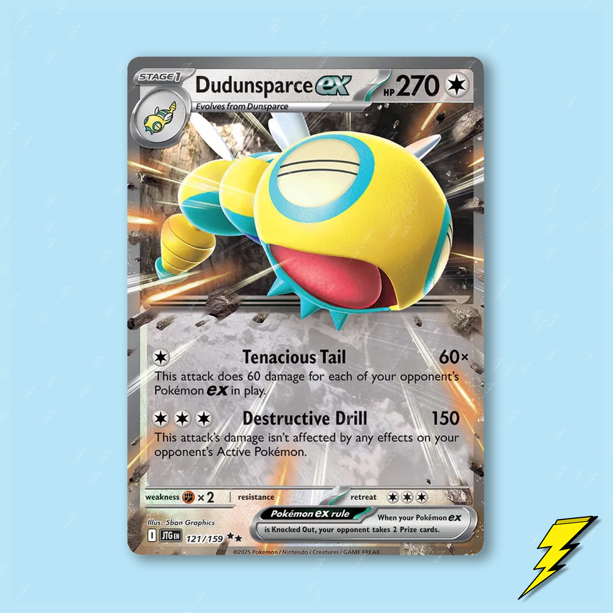 Dudunsparce ex - 121/191