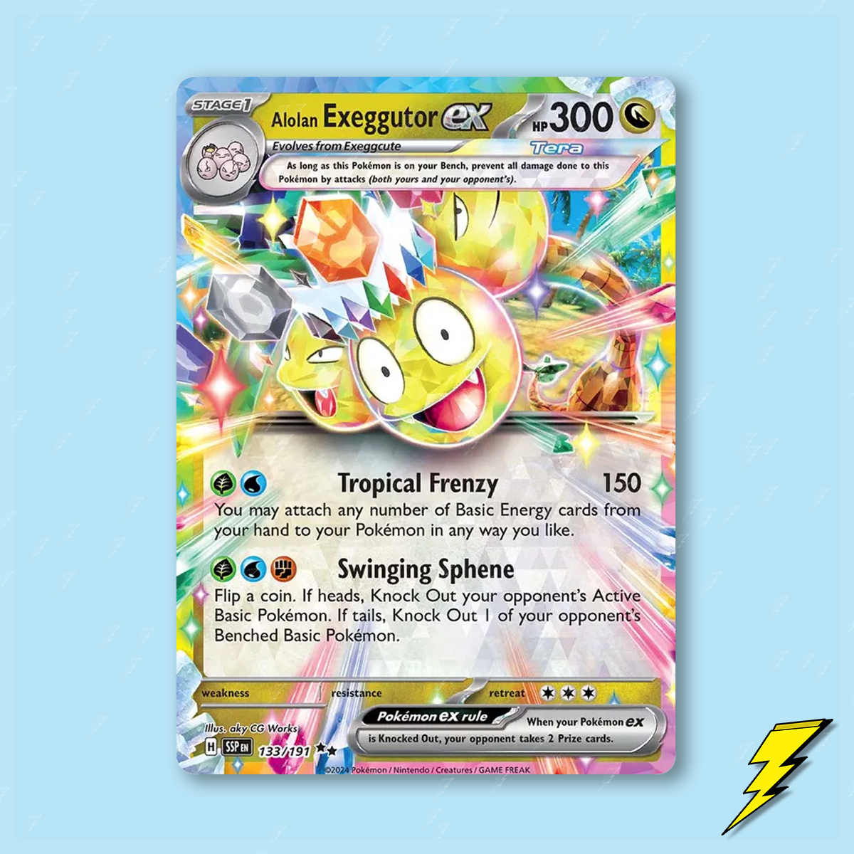 Alolan Exeggutor ex - 133/191