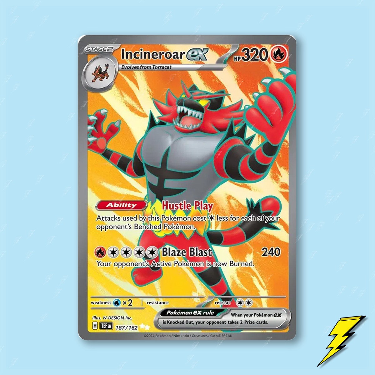 Incineroar ex - 187/162