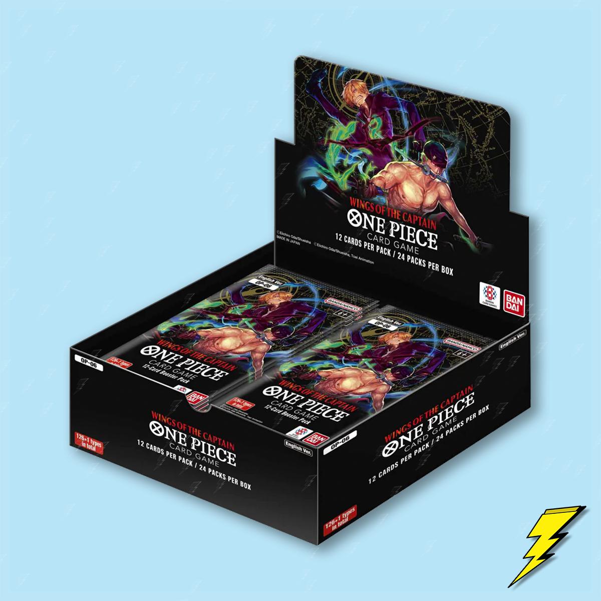 Wings of the Captain (OP-06) - One Piece Booster Box Thunderbolt Cards Wings of the Captain (OP-06) - One Piece Booster Box Thunderbolt Cards