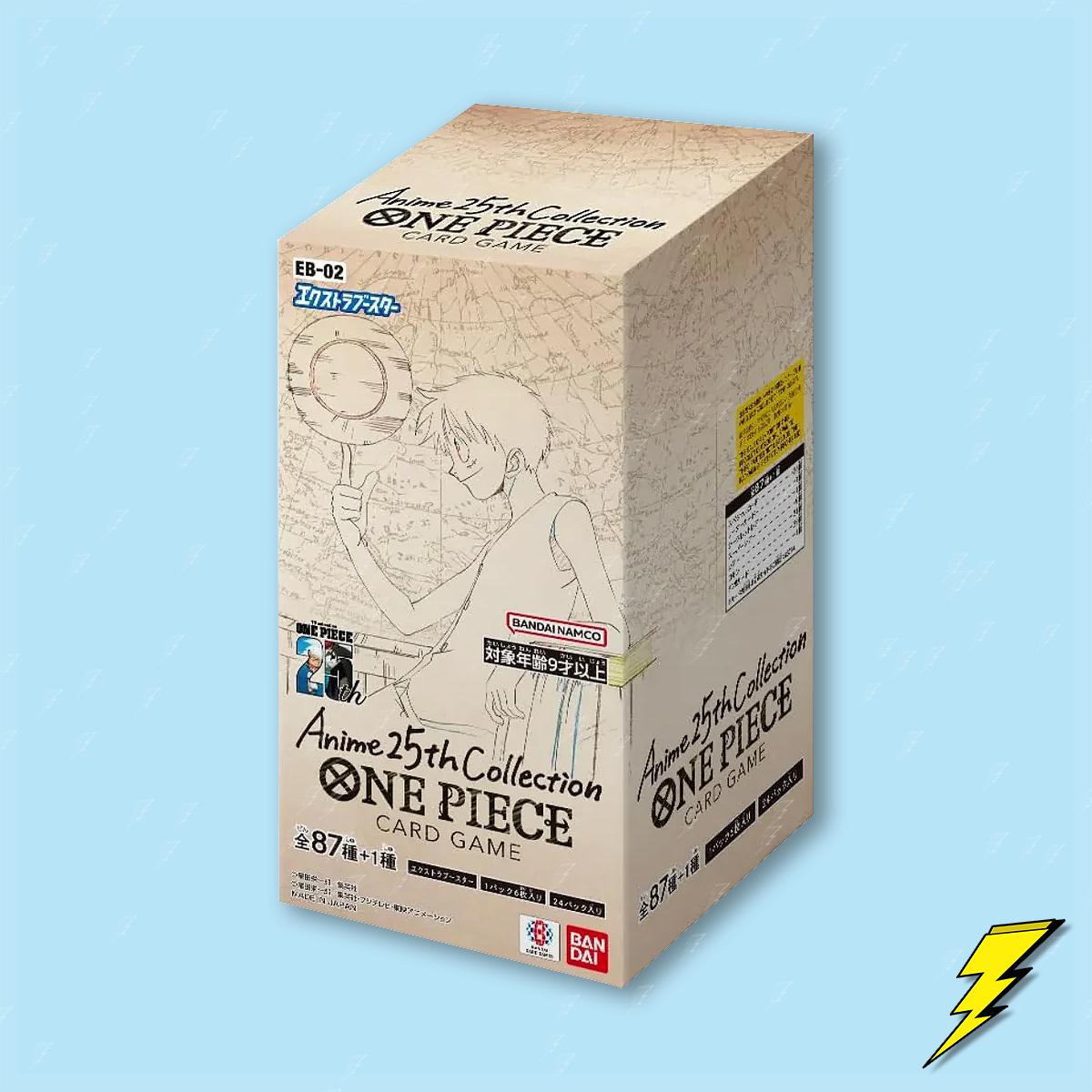 Anime 25th Collection (EB-02) - Japanese - One Piece Booster Box Thunderbolt Cards Anime 25th Collection (EB-02) - Japanese - One Piece Booster Box Thunderbolt Cards