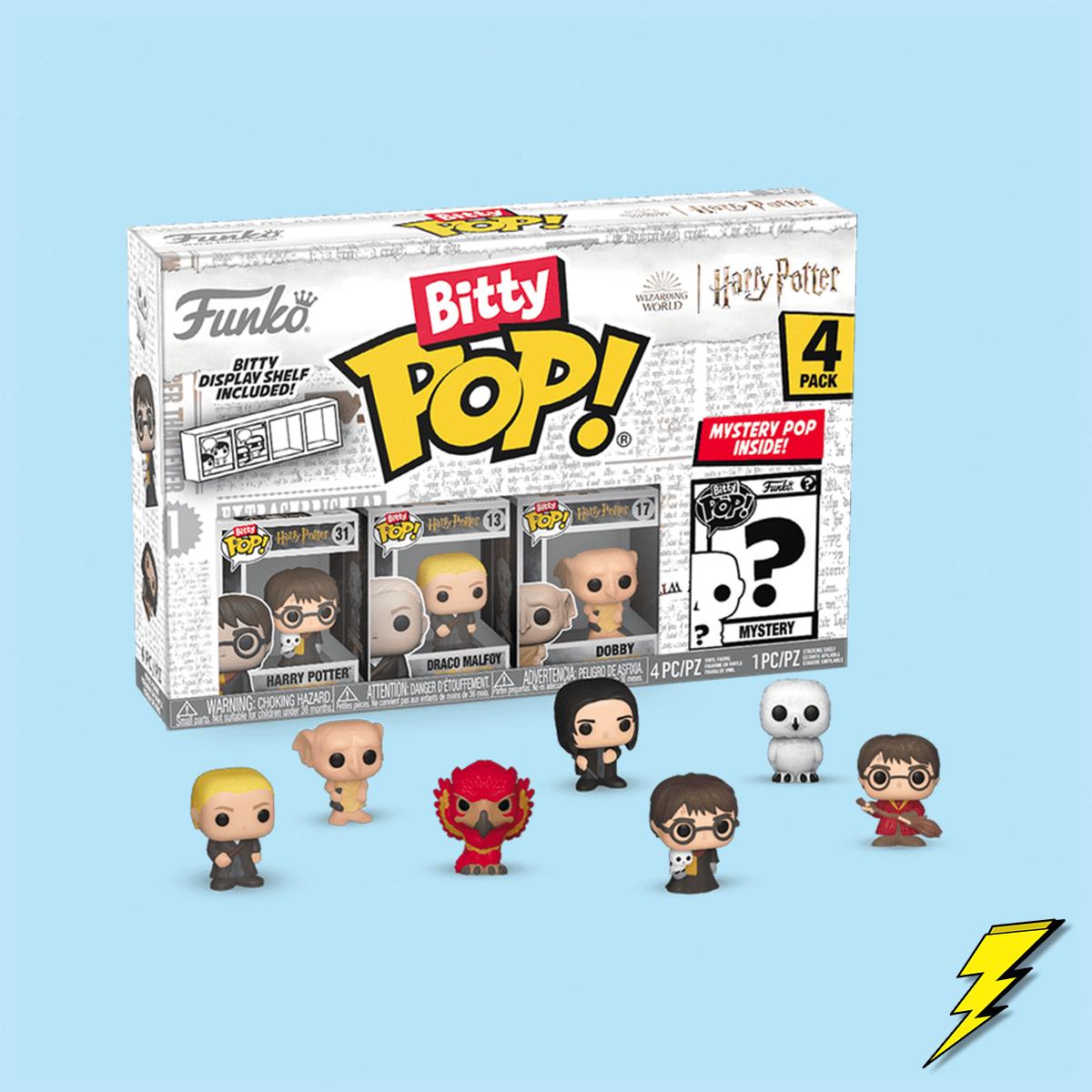 Harry, Draco, Dobby - Harry Potter Bitty Pop! - 3 Bitty Pops and 1 Mystery Pop - Funko