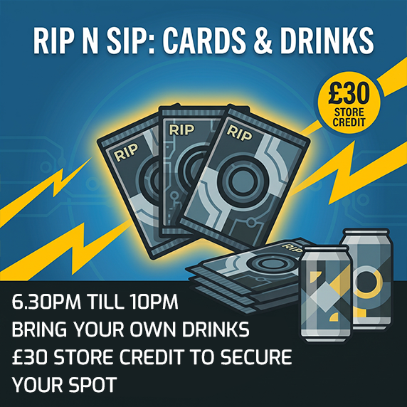 Rip n Sip, Friday 2 October 2026