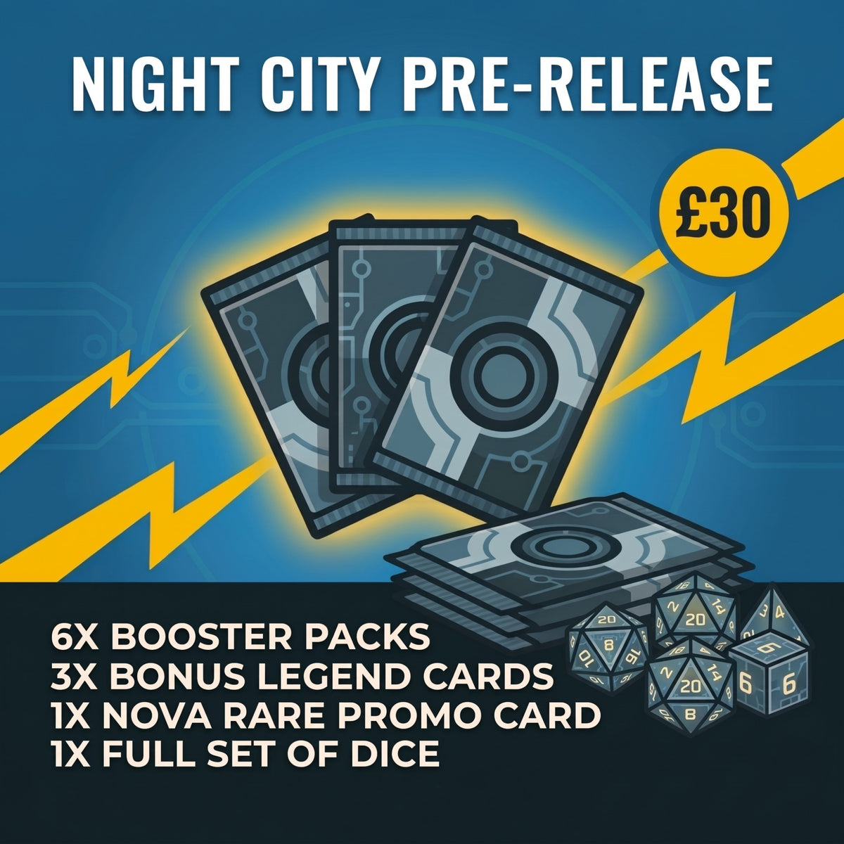 Cyberpunk TCG Night City Pre-release - £30