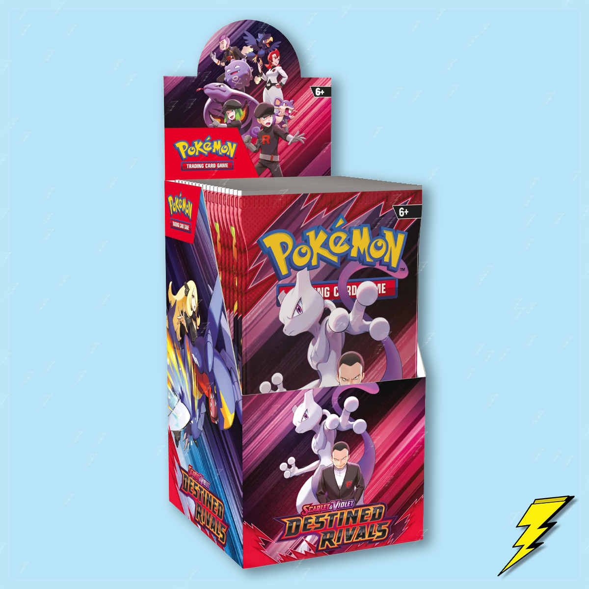 Destined Rivals - Half Booster Box (18 Packs) Thunderbolt Cards Destined Rivals - Half Booster Box (18 Packs) Thunderbolt Cards