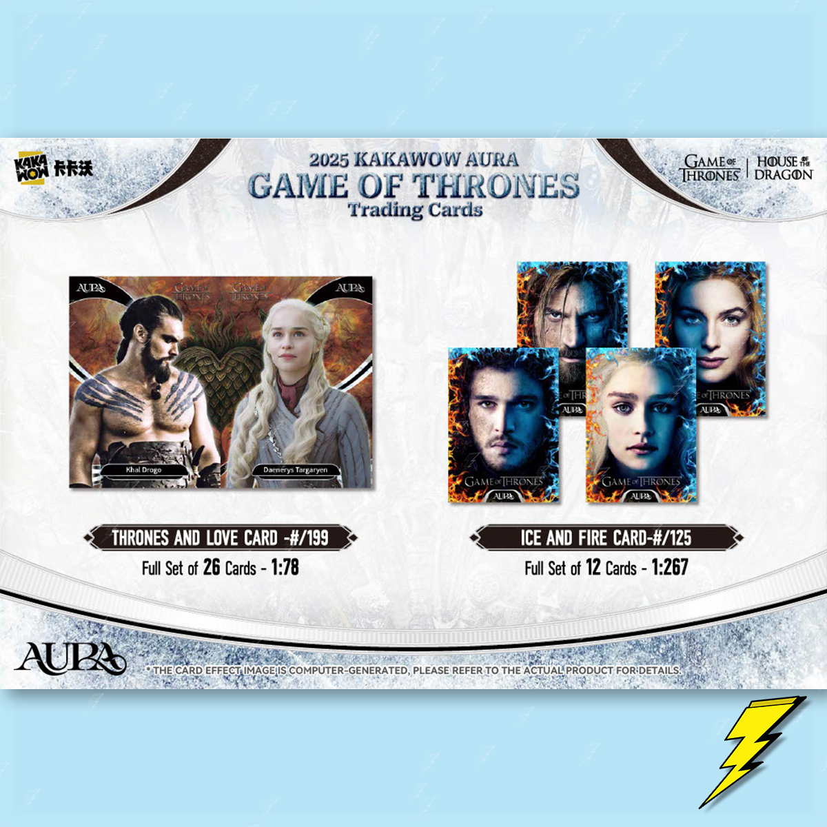 Game of Thrones Aura 2025 Booster Box (10 Packs) - Kakawow