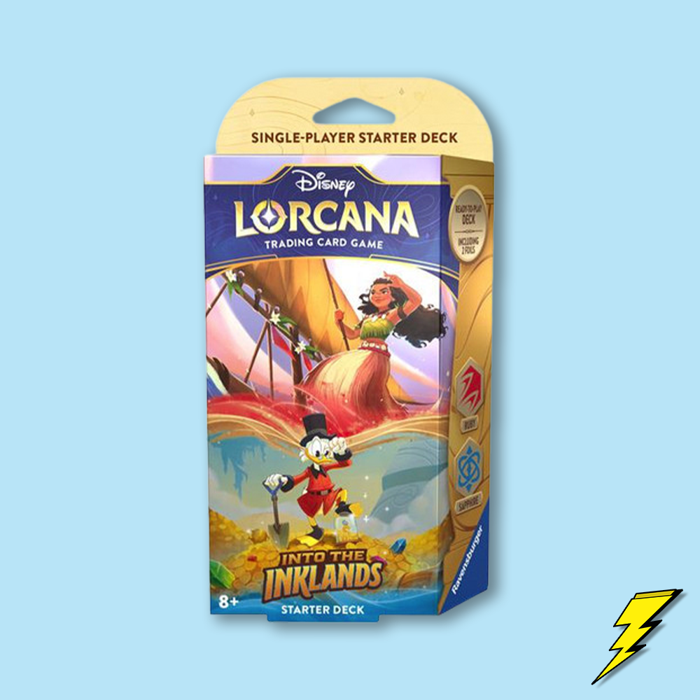 Starter Deck - Ruby & Sapphire - Disney Lorcana - Into the Inklands (Set 3) - Trading Card Game