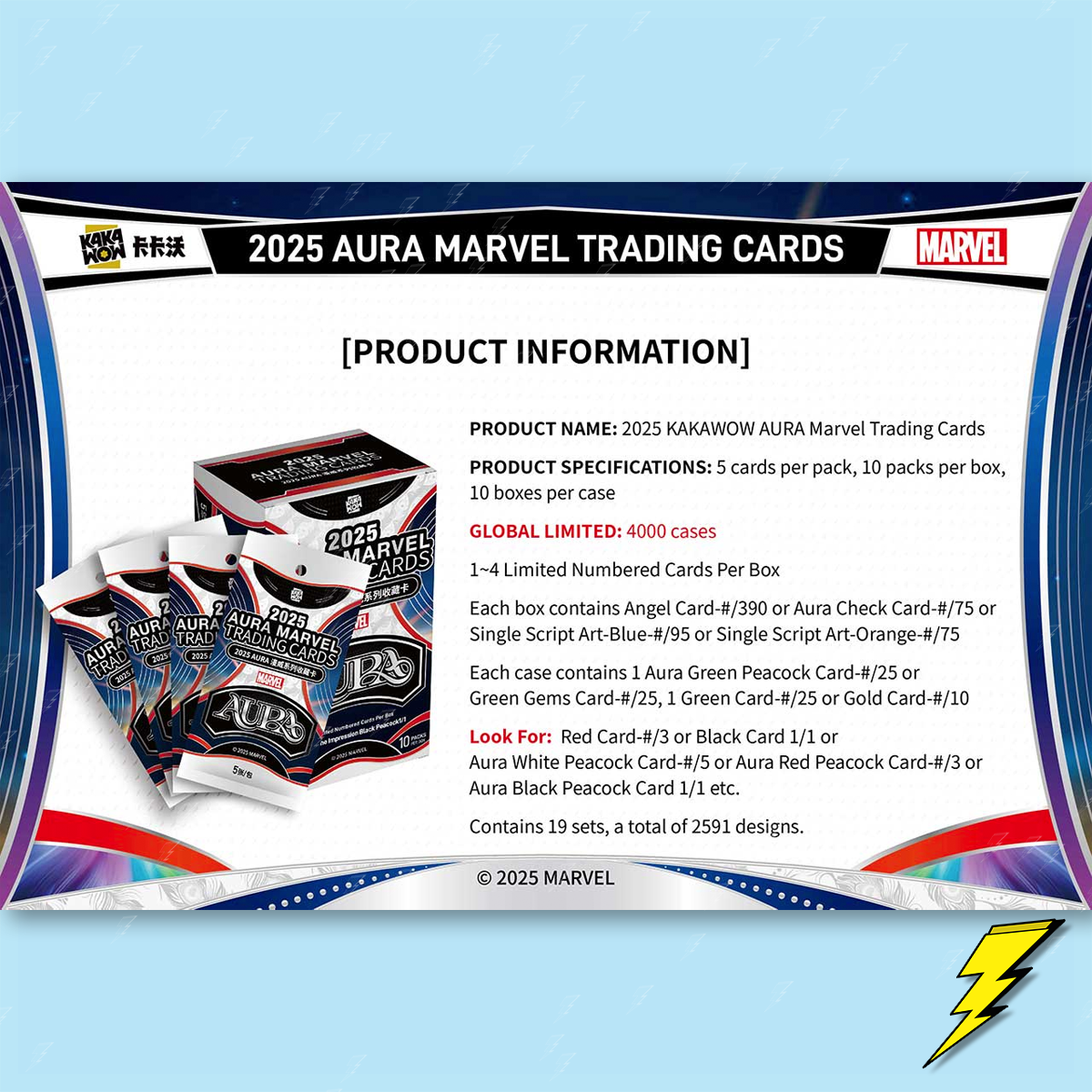 Marvel Aura Booster Box - Kakawow Trading Cards