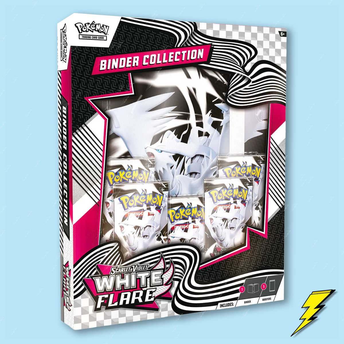 White Flare Binder Collection
