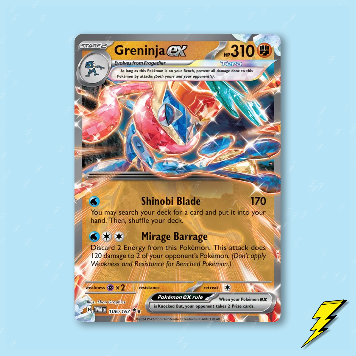 Greninja ex - 106/167