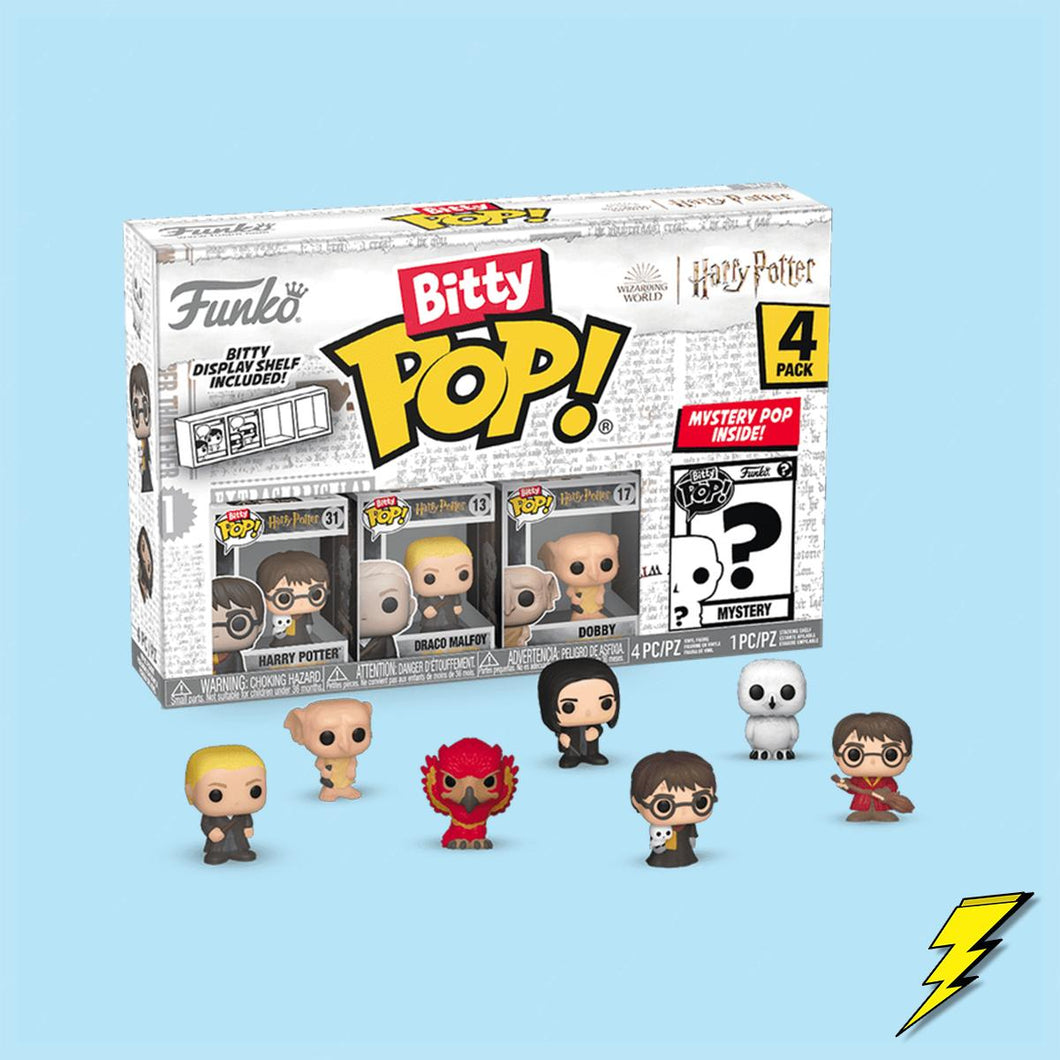 Hermione, Rubeus, Ron - Harry Potter Bitty Pop! - 3 Bitty Pops and 1 Mystery Pop - Funko