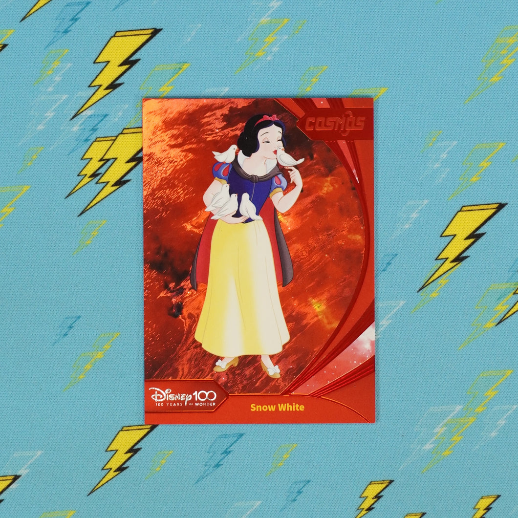 Snow White - 01/75 - CDQ-IR-25 - Disney 100 - Cosmos - Cosmos Red Card