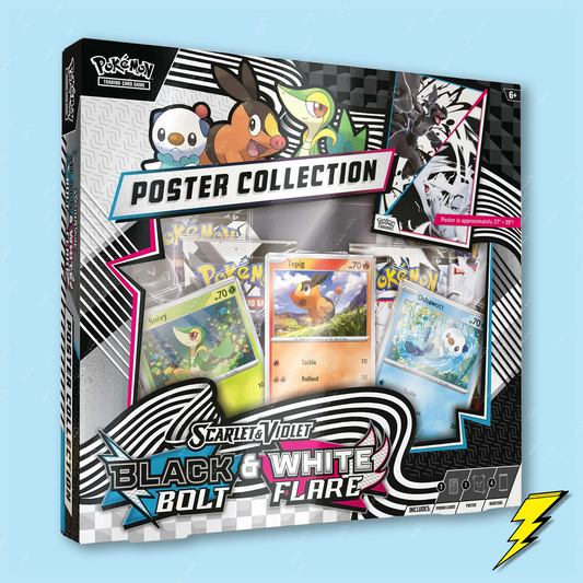 Black Bolt & White Flare Unova Poster Collection