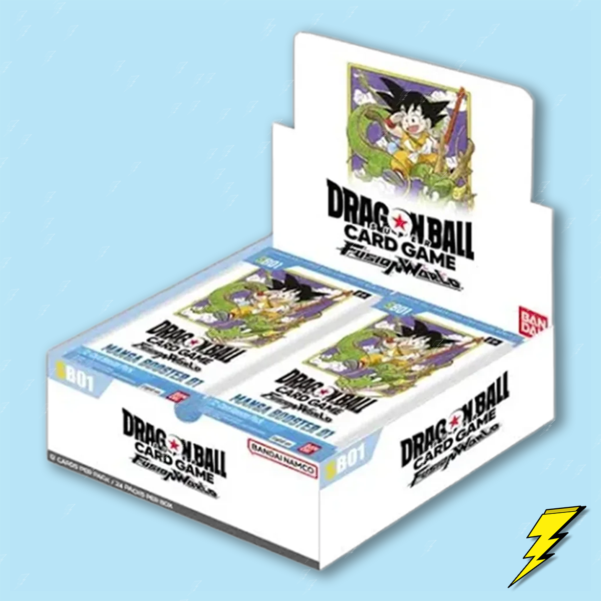 Manga Booster (SB01) Booster Box - Dragon Ball Fusion World Thunderbolt Cards Manga Booster (SB01) Booster Box - Dragon Ball Fusion World Thunderbolt Cards