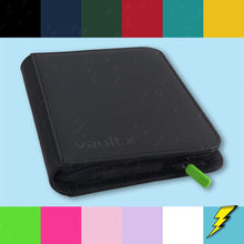 Load image into Gallery viewer, VaultX - 4-Pocket Exo-Tec Zip Binder for Trading Cards
